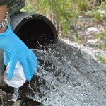 Water and gold elutions